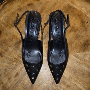 NWOT Karl Lagerfeld Slingback Pumps In  Size 8.5